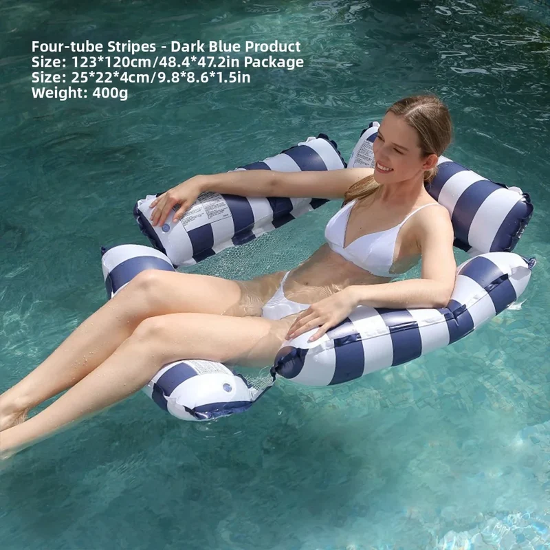 Bouée Gonflable Matelas 4 Tubes Mer