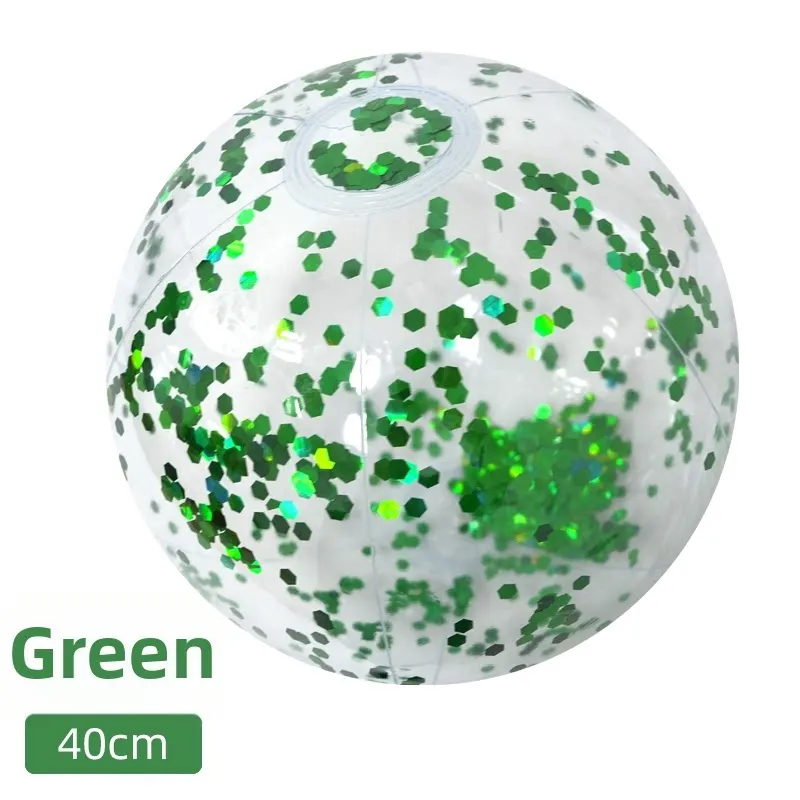 Bouée Gonflable à Paillettes Transparente