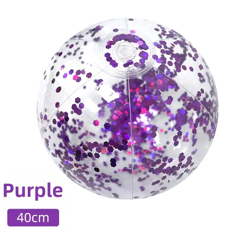 Bouée Gonflable à Paillettes Transparente