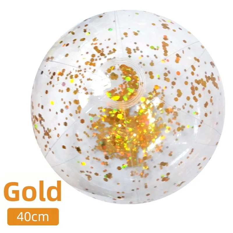 Bouée Gonflable à Paillettes Transparente