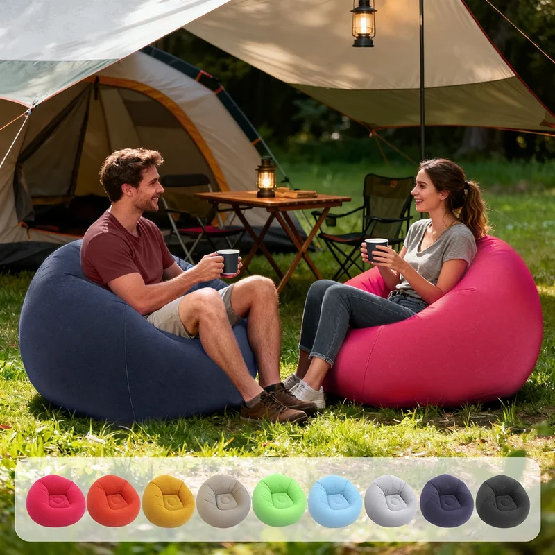 Canapé Gonflable Sphérique Multicolore