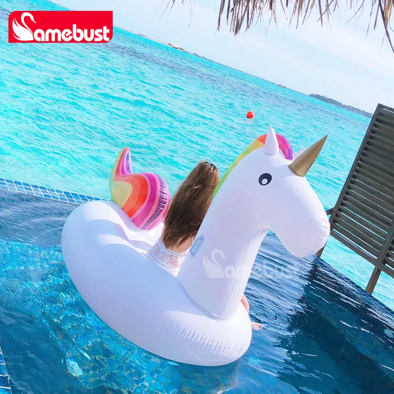 Bouée Gonflable Animal Chevauchable Licorne