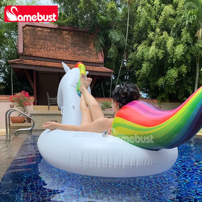 Bouée Gonflable Animal Chevauchable Licorne