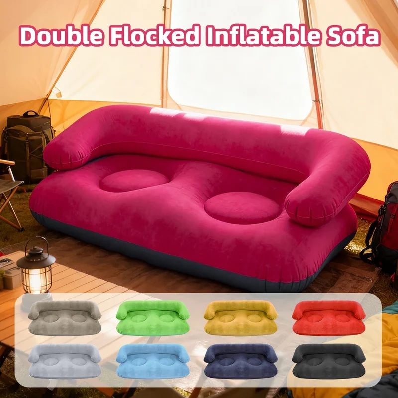 Canapé Gonflable Double Place Anti-Fuite