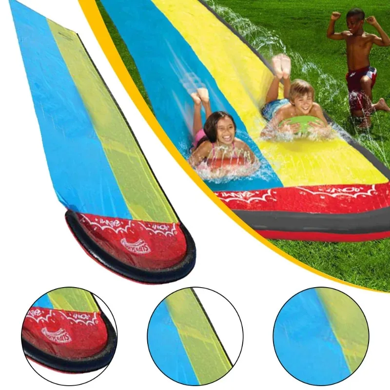 Toboggan Aquatique Gonflable Jardin Famille