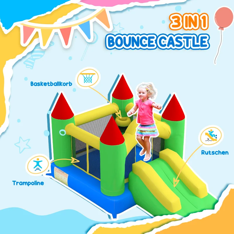 Château Gonflable Toboggan Oxford Anniversaire