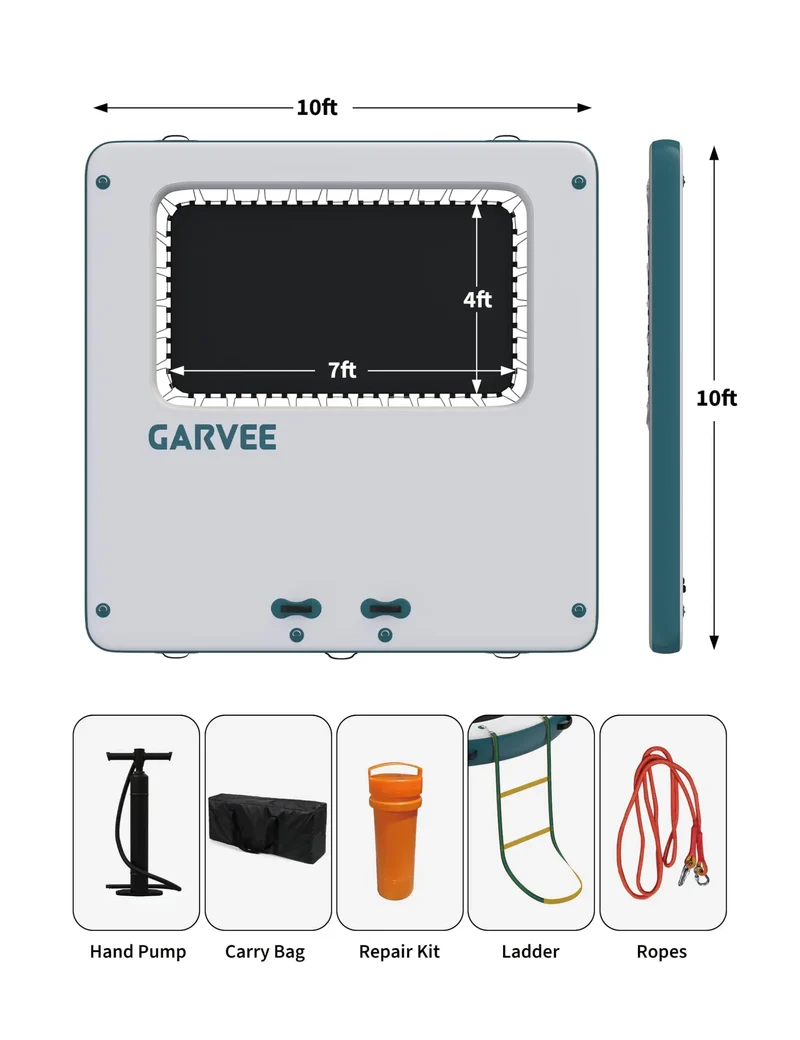 Plateforme Flottante Gonflable Tapis EVA