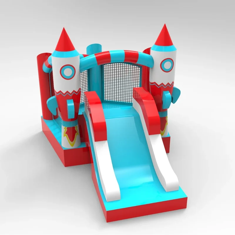 Château Gonflable Toboggan Trampoline