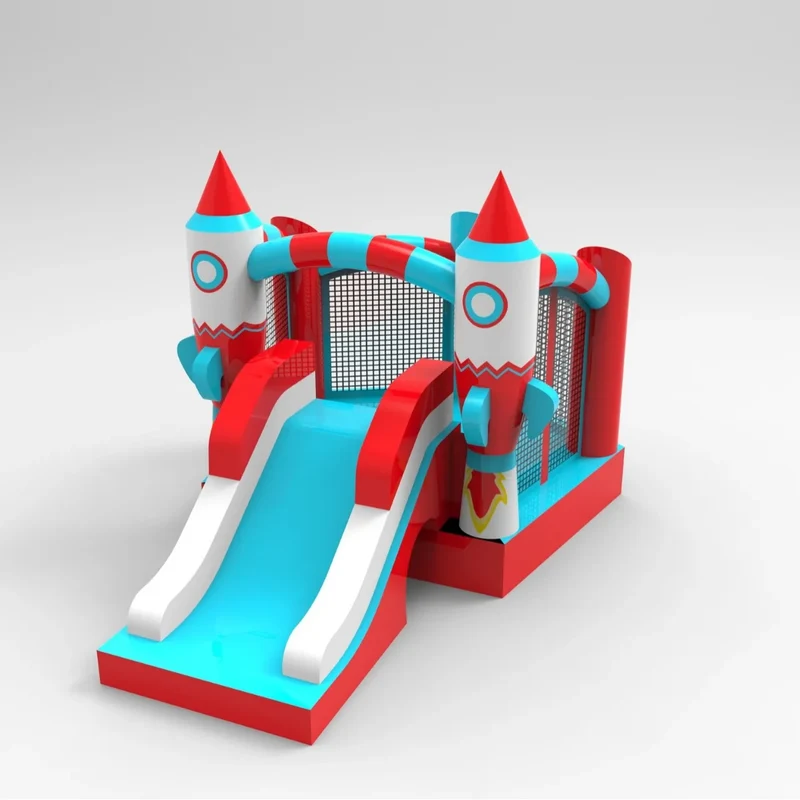 Château Gonflable Toboggan Trampoline