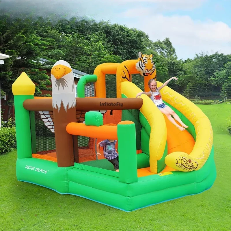 Château Gonflable Animal Toboggan