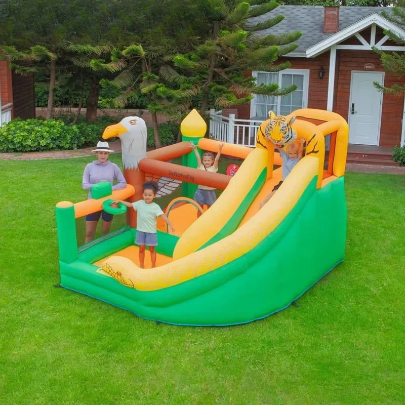 Château Gonflable Animal Toboggan