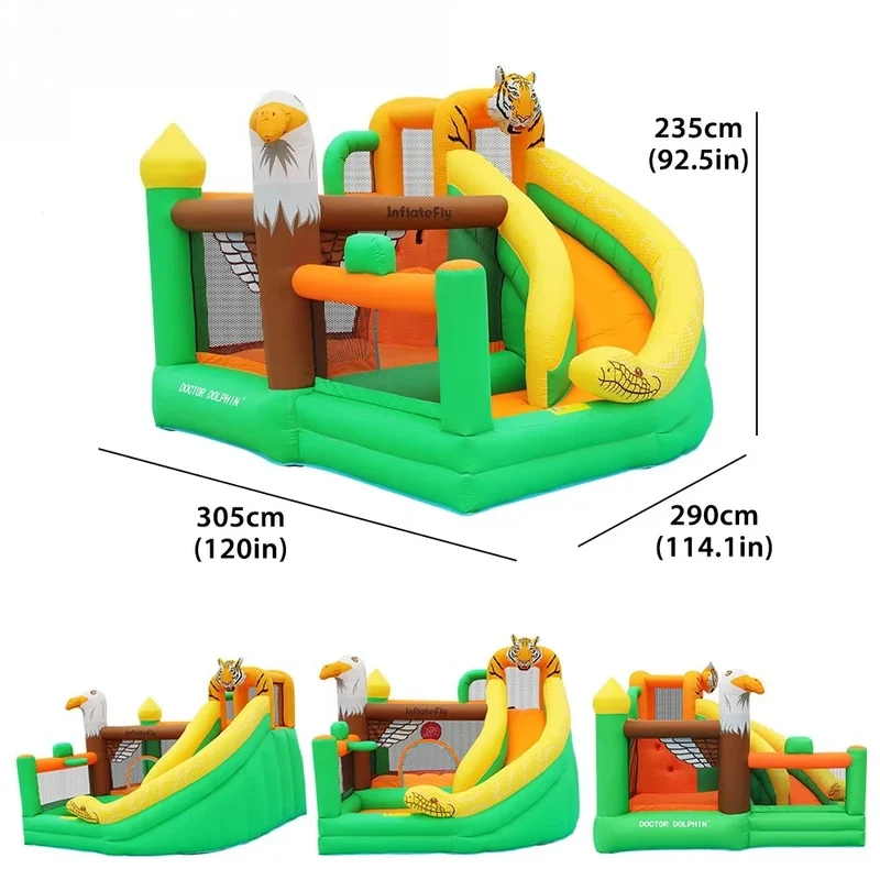 Château Gonflable Animal Toboggan