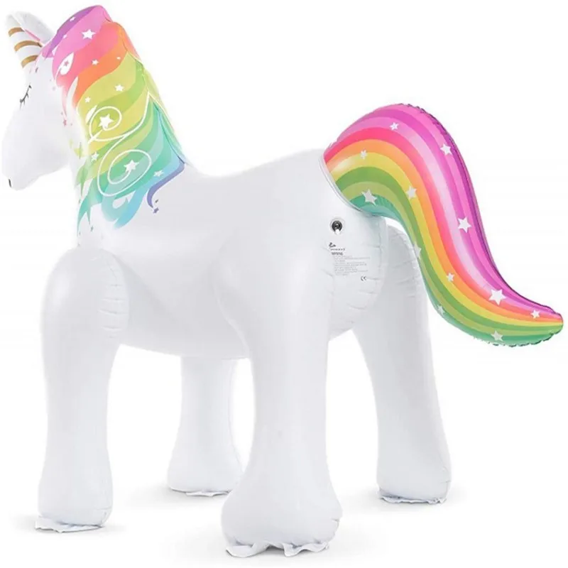 Bouée Gonflable Licorne Géante Jet d'Eau