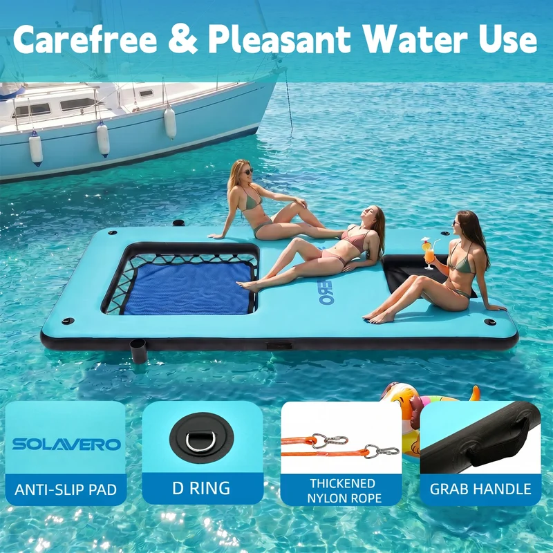 Plateforme Flottante Gonflable Porte-Gobelet