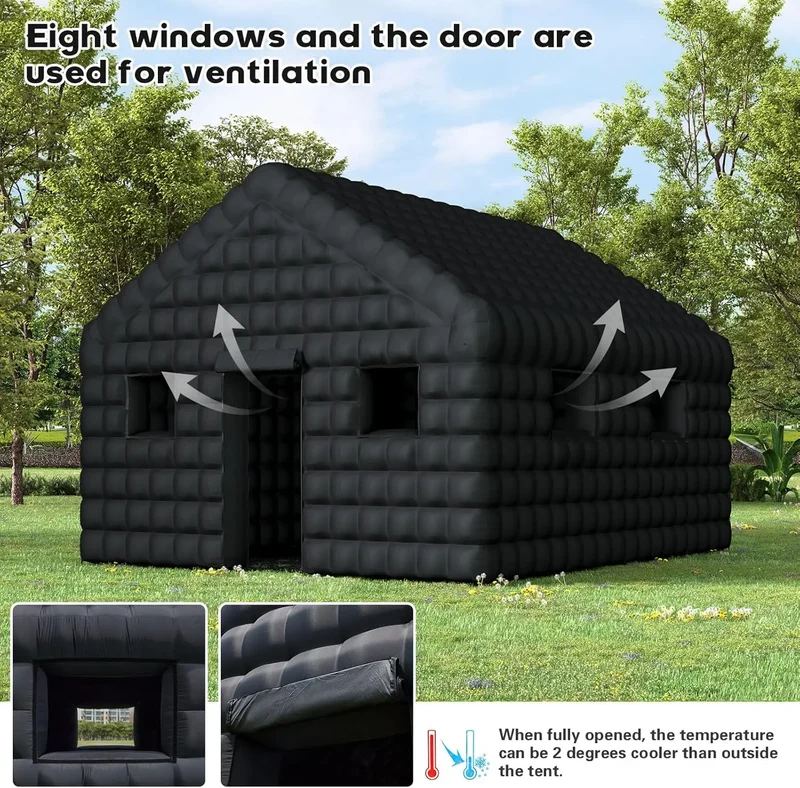Discothèque Gonflable 6 × 4 m