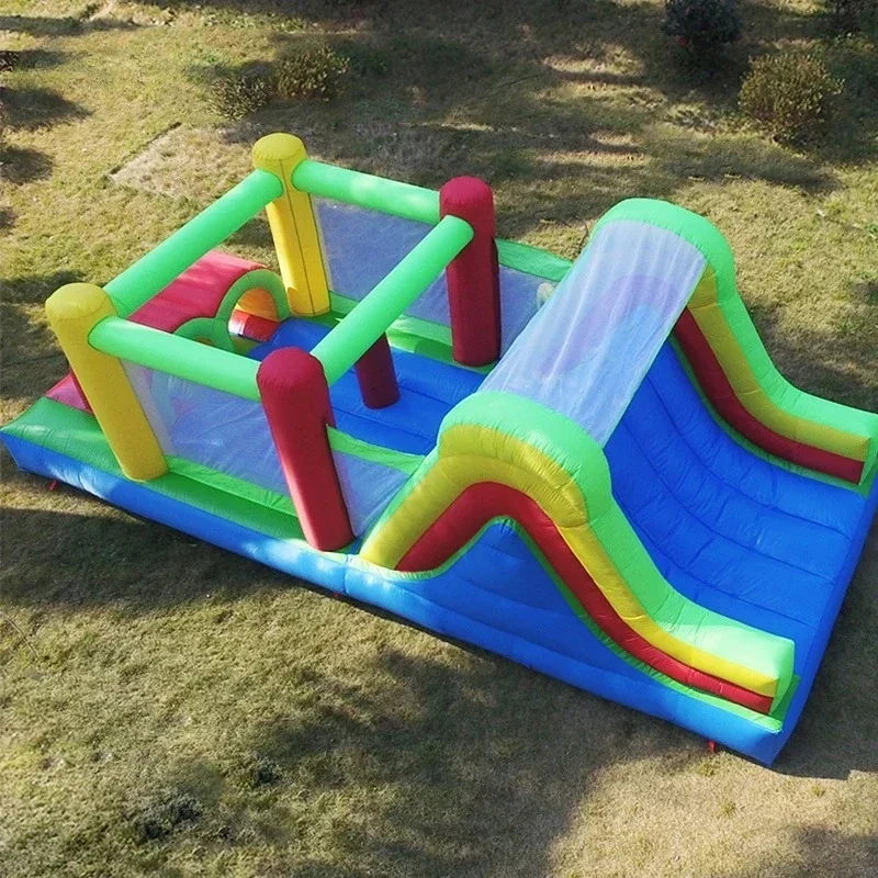 Château Gonflable Géant Cour Obstacles