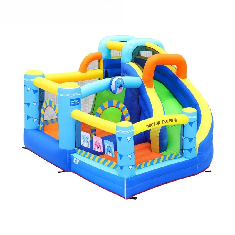 Toboggan Aquatique Gonflable Château Enfants