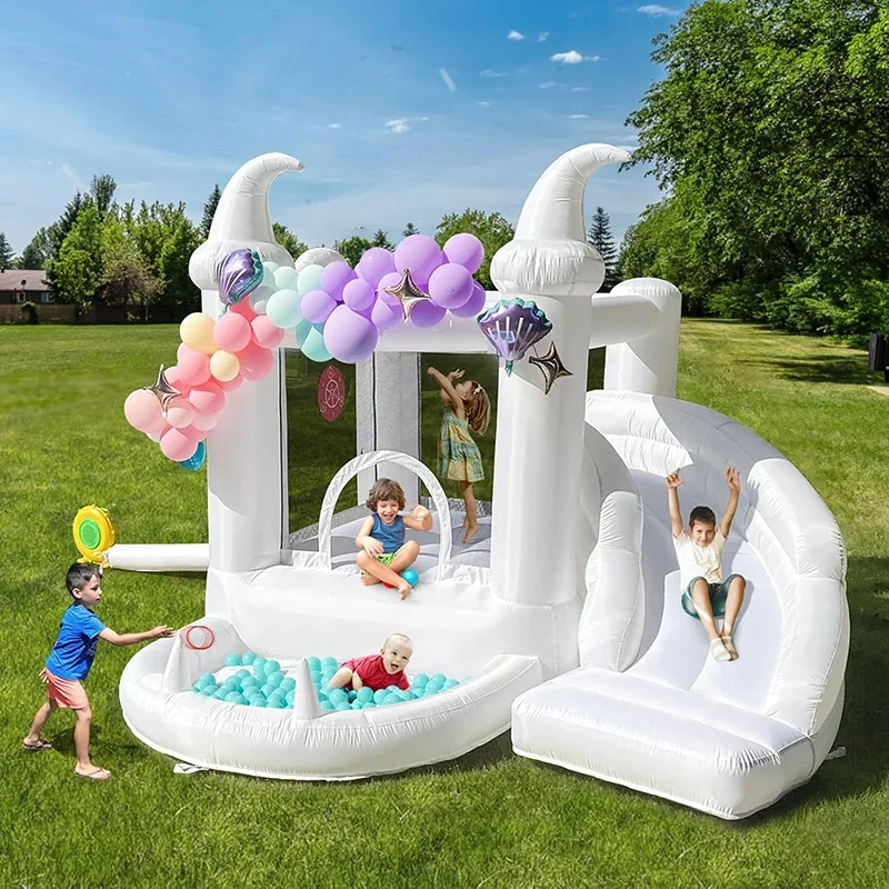 Château Gonflable Piscine Toboggan Enfants