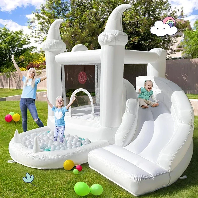 Château Gonflable Piscine Toboggan Enfants