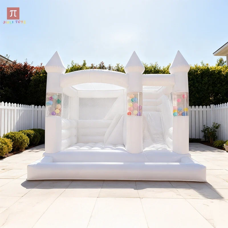 Château Gonflable Transparent Blanc 360 cm