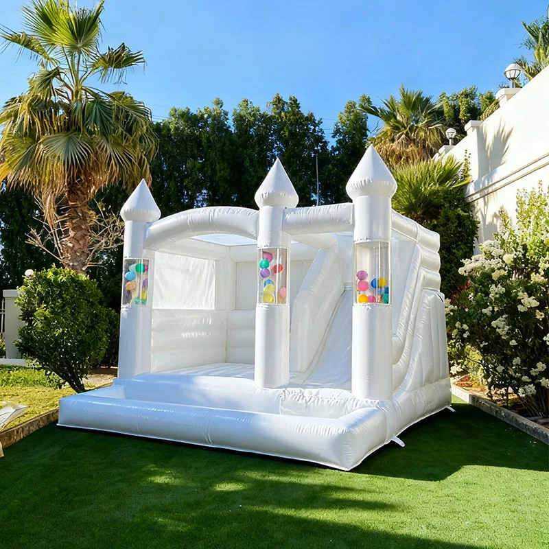 Château Gonflable Transparent Blanc 360 cm