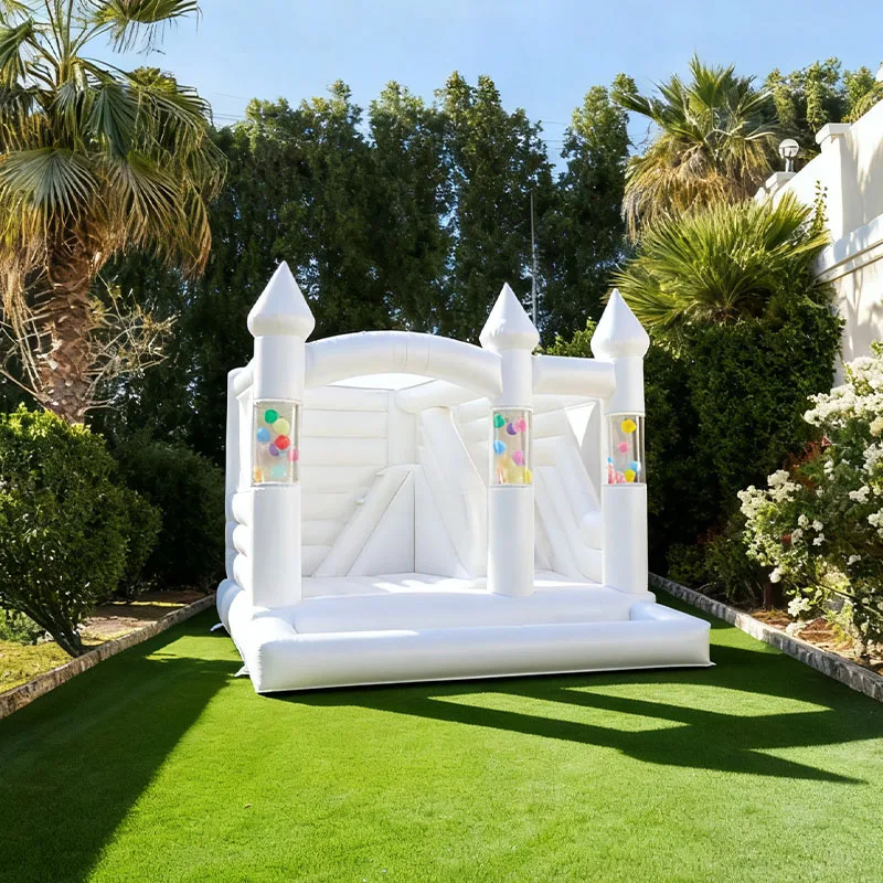 Château Gonflable Transparent Blanc 360 cm