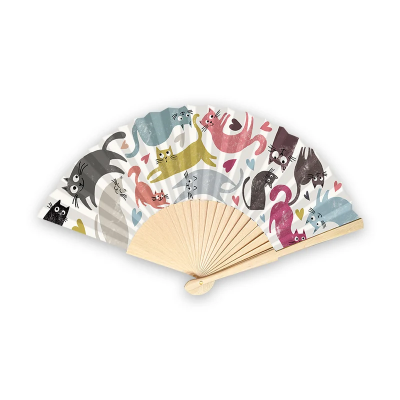 Eventail Cool Cats - Cartes d'Art
