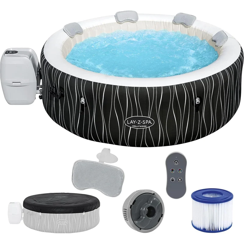 Bestway - Spa hinchable Lay Z Spa Hollywood AirJet 4-6 personas