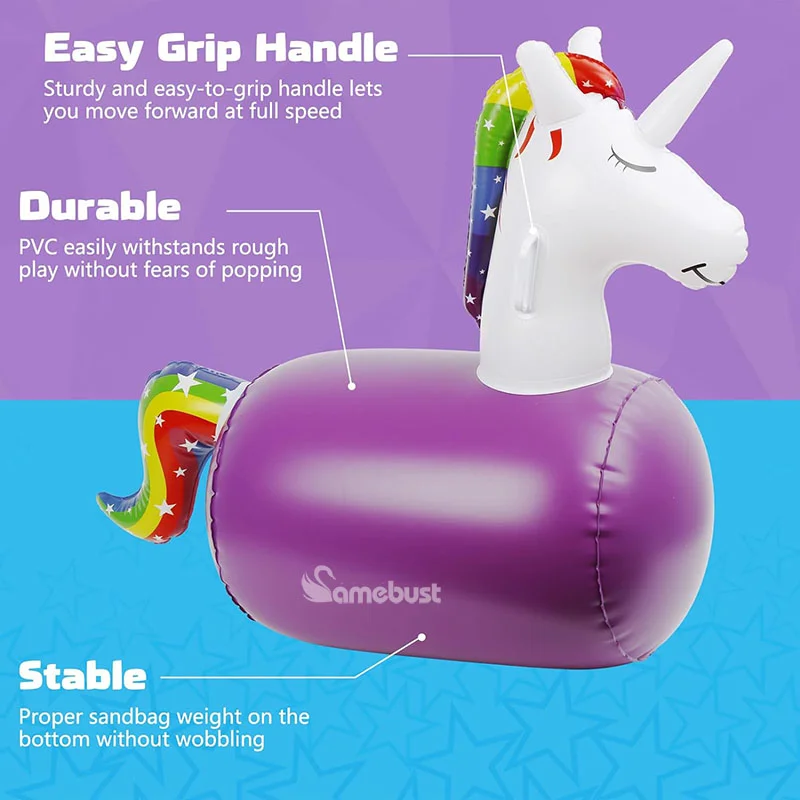 Bouée Gonflable Licorne Sautante Enfant