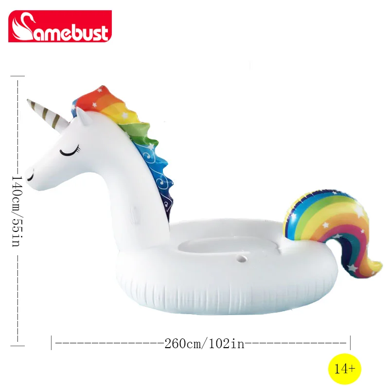 Bouée Gonflable Licorne Géante Étoilée