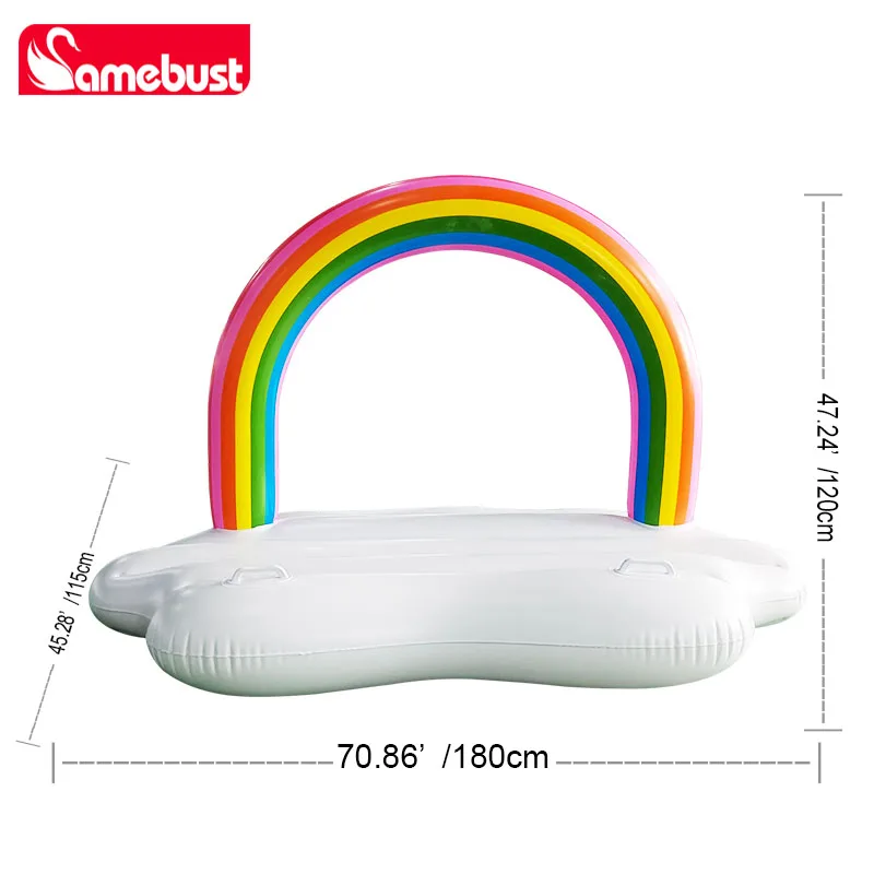 Bouée Gonflable Arc-en-Ciel Nuage