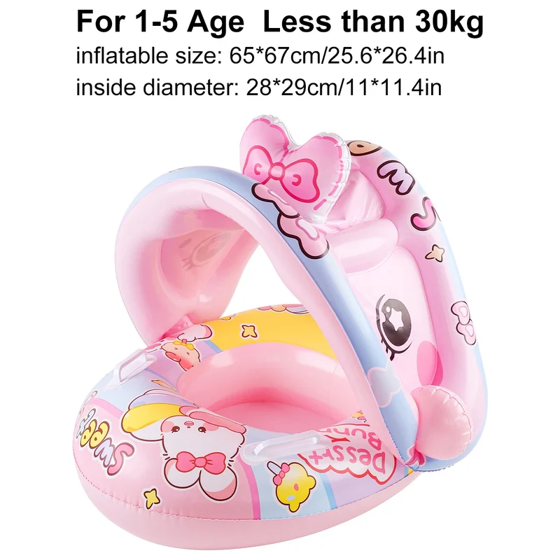 Bouée Gonflable Lapin Anneau Bain