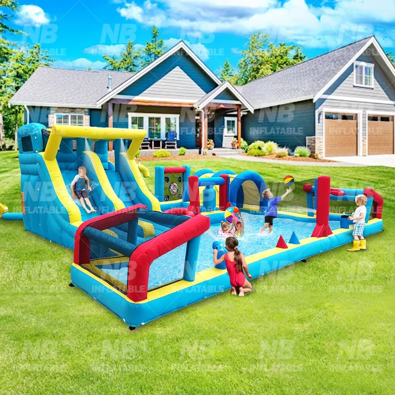 Aire de Jeux Gonflable Parc Aquatique Obstacles