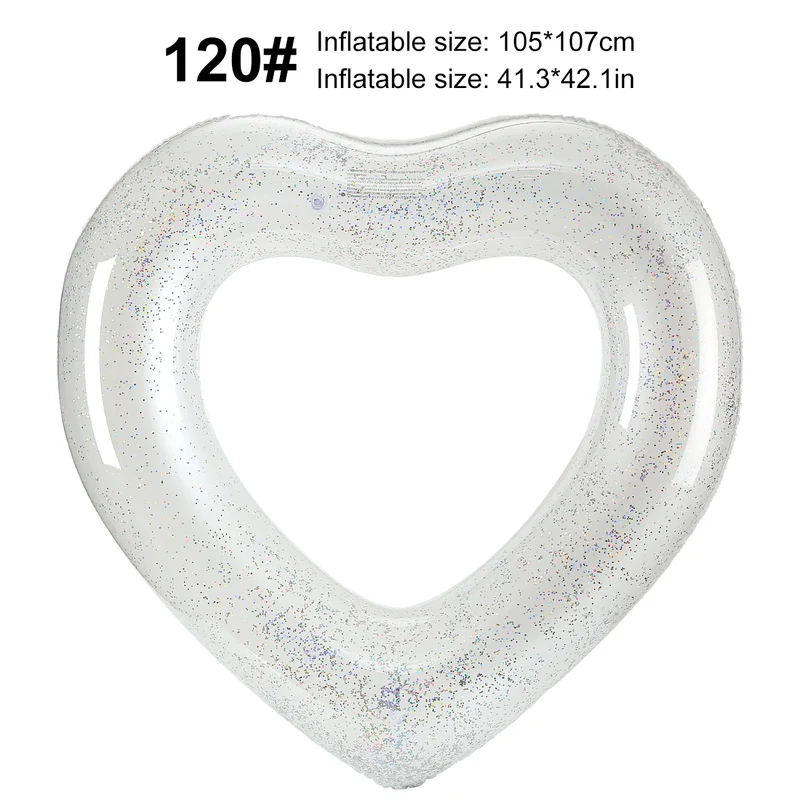 Bouée Gonflable Cœur Matelas Flottant