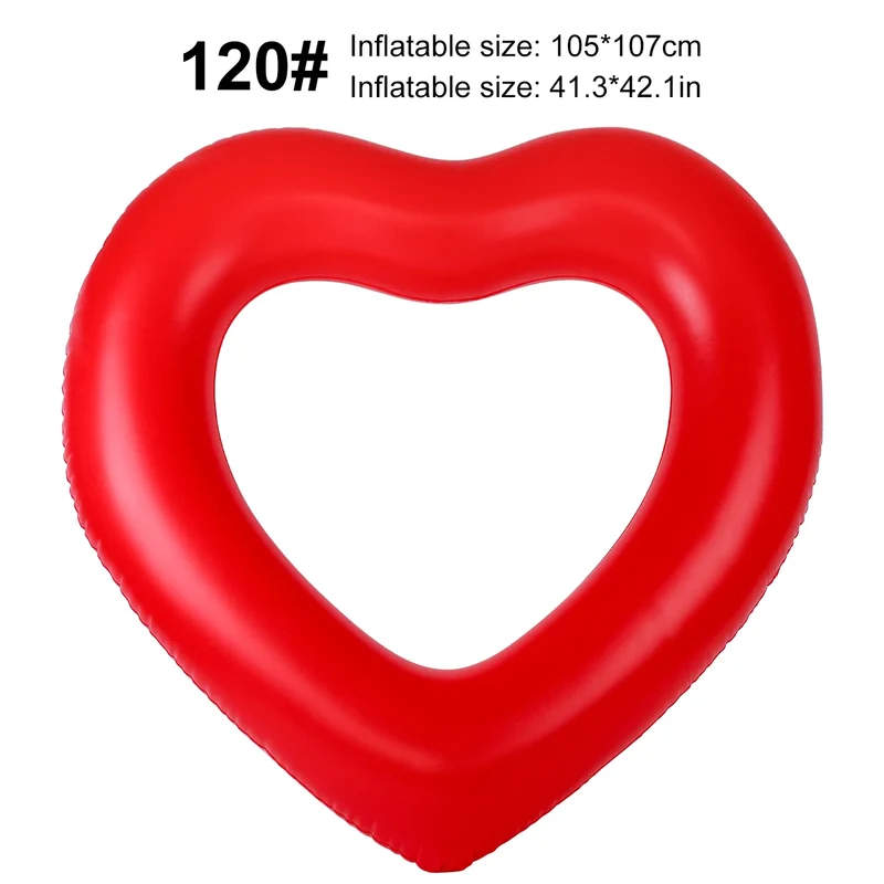 Bouée Gonflable Cœur Matelas Flottant