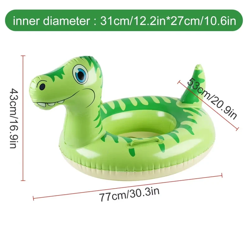 Bouée Gonflable Dinosaure Anneau Natation