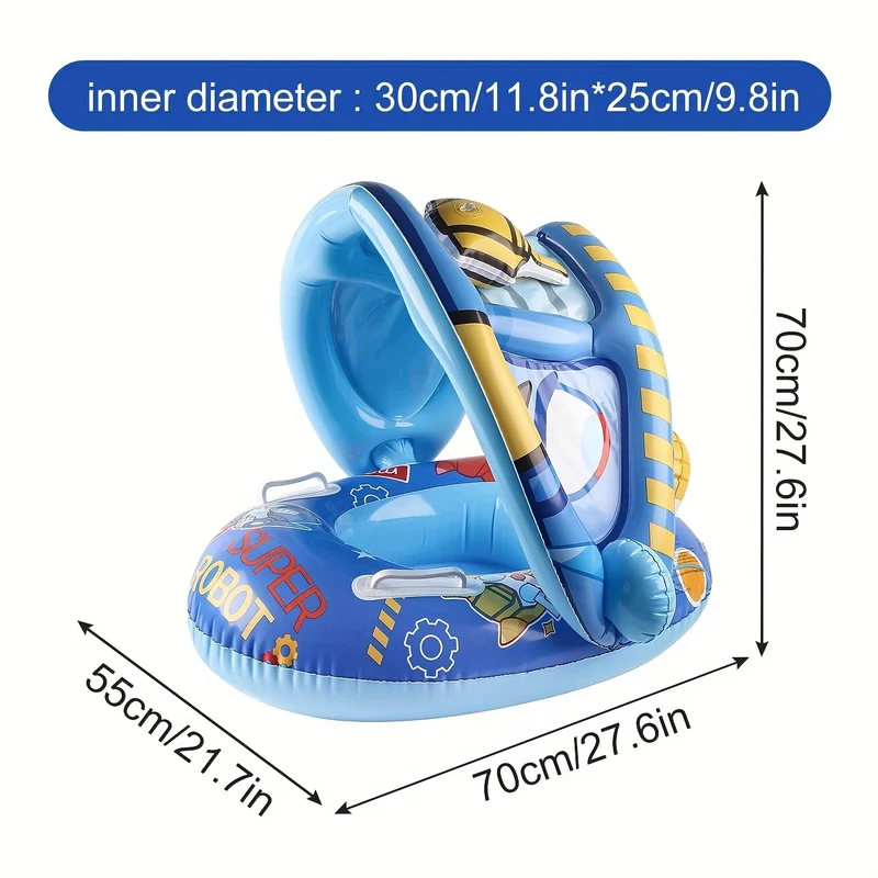 Bouée Gonflable Siège Ergonomique Poignées