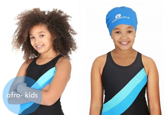 Bonnet de Bain Afro Kids - Swimma Caps