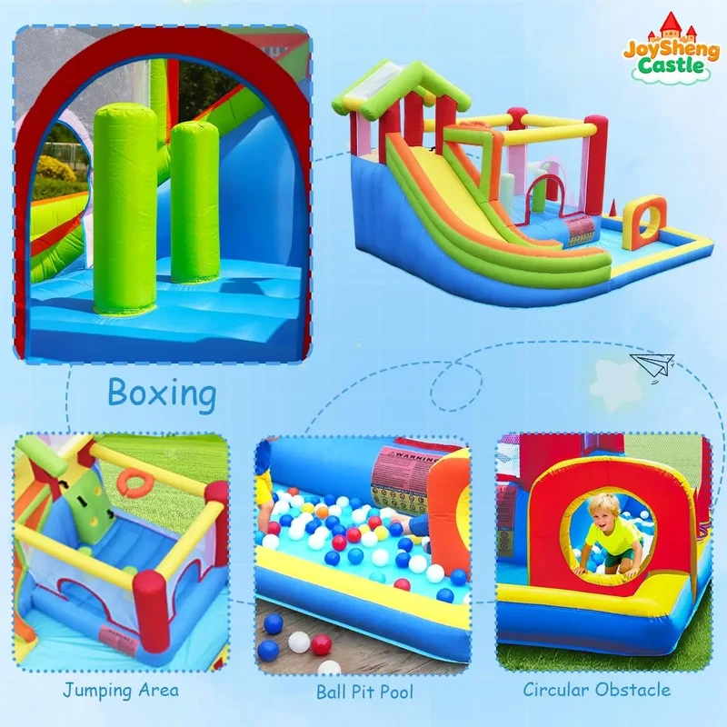 Château Gonflable Toboggan Enfants