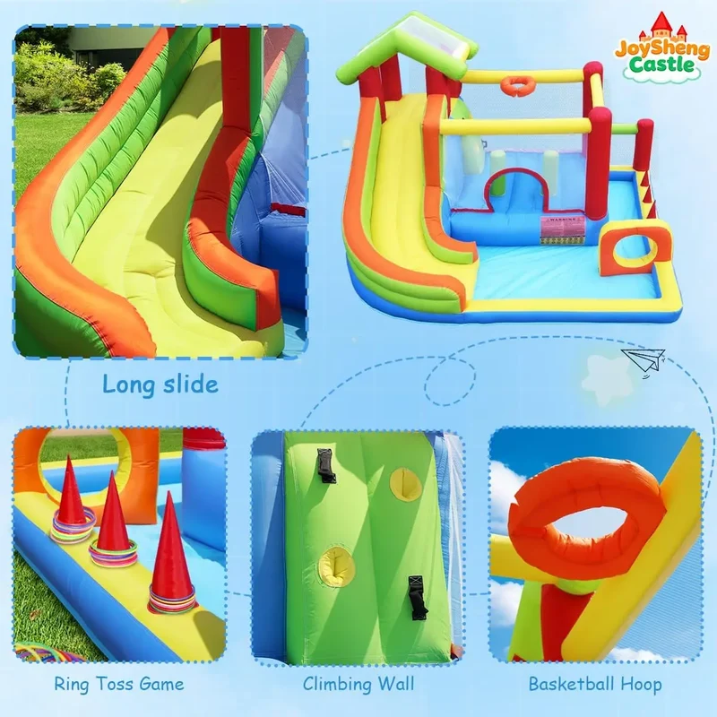 Château Gonflable Toboggan Enfants