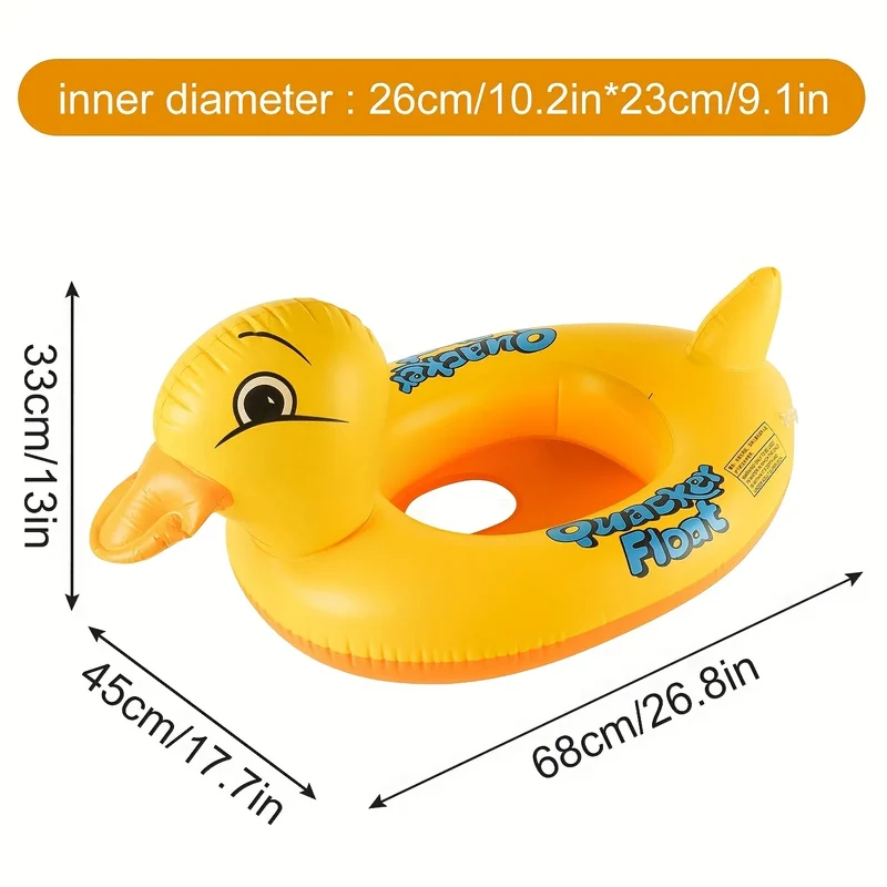 Bouée Gonflable Canard Siège Enfants