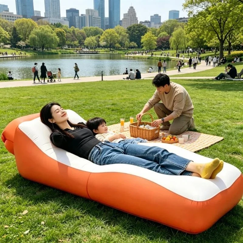 Canapé Gonflable Chaise Longue Camping