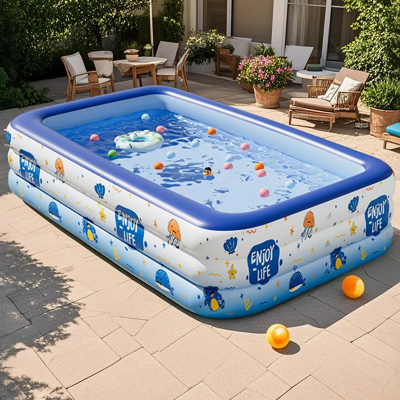 Piscine Gonflable Familiale Monde Océan