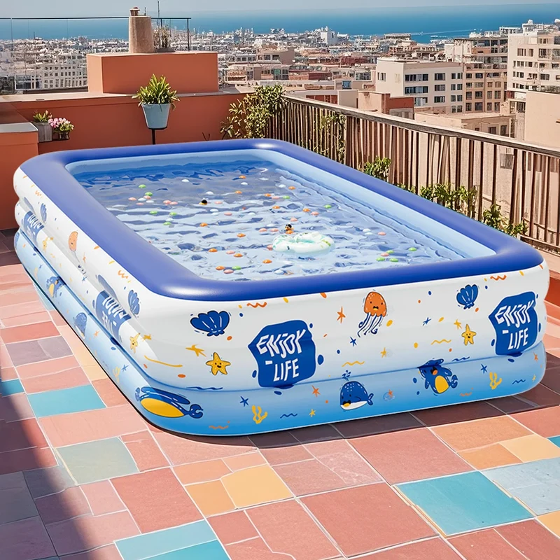 Piscine Gonflable Familiale Monde Océan