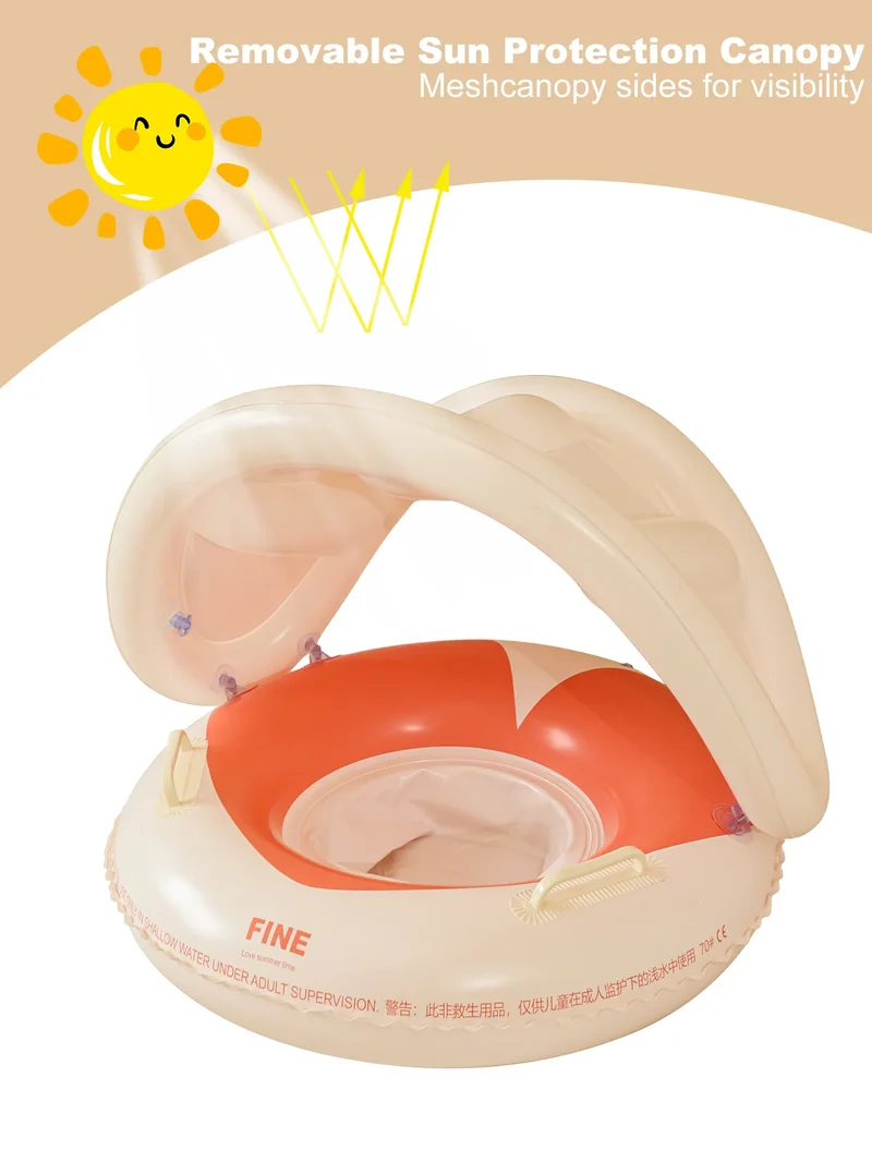 Bouée Gonflable Chaise Flottante Parasol