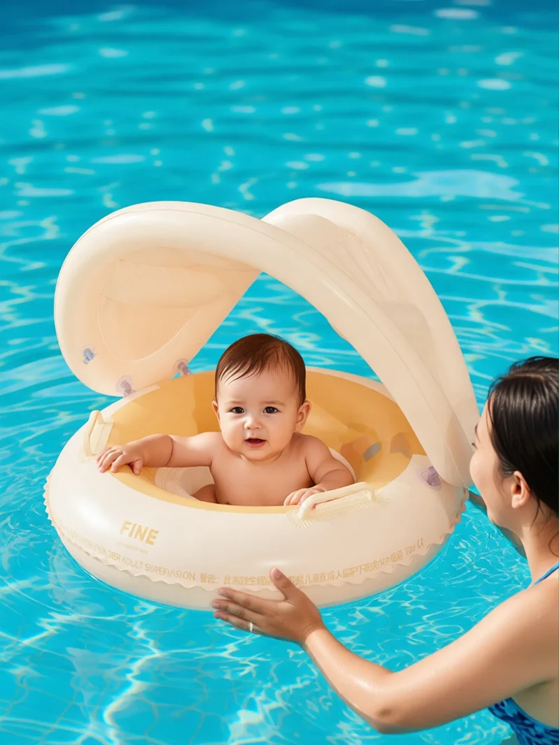 Bouée Gonflable Chaise Flottante Parasol