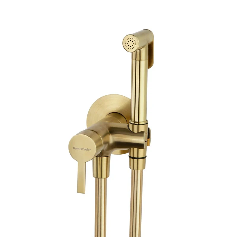 Ramon Soler - Grifo empotrado monomando WC Magnet oro cepillado