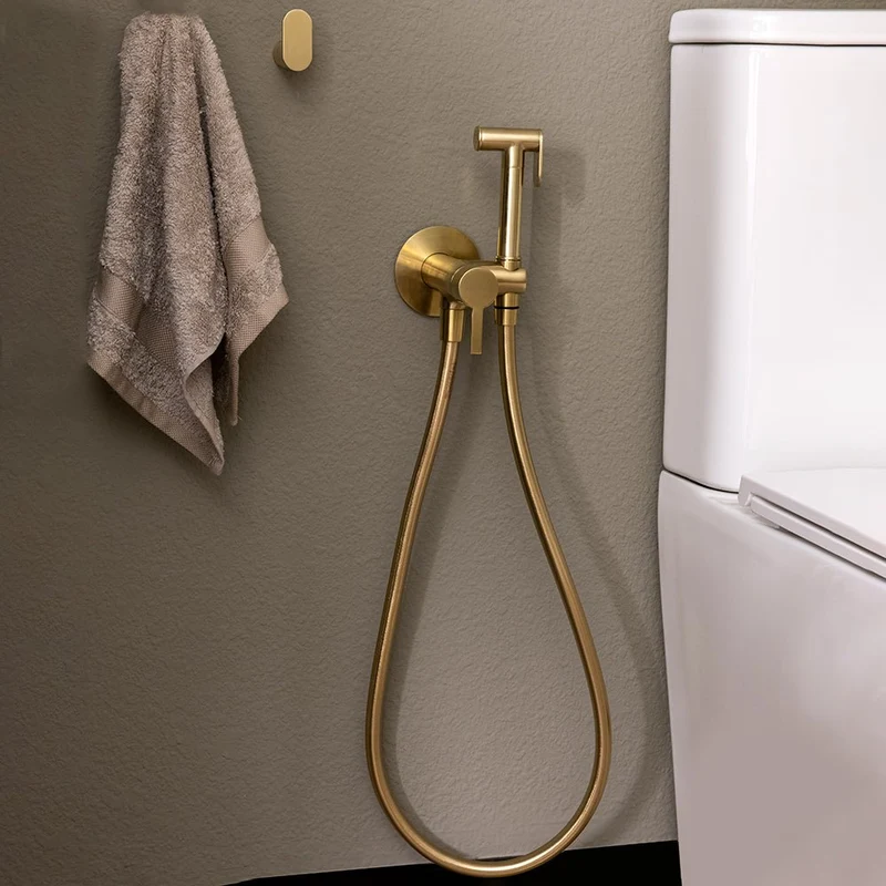 Ramon Soler - Grifo empotrado monomando WC Magnet oro cepillado