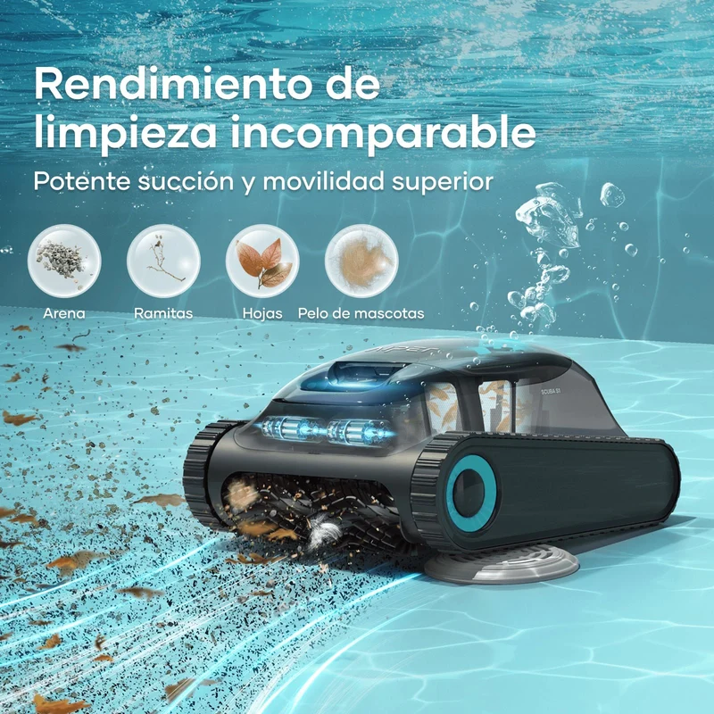 Aiper Scuba S1 Robot Limpiafondos de piscina de batería sin cable