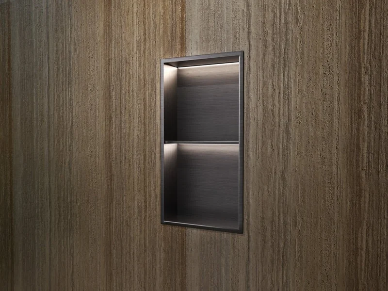 Imex - Hornacina Marshall con estante y LED black gun metal